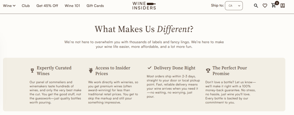wine insider selection