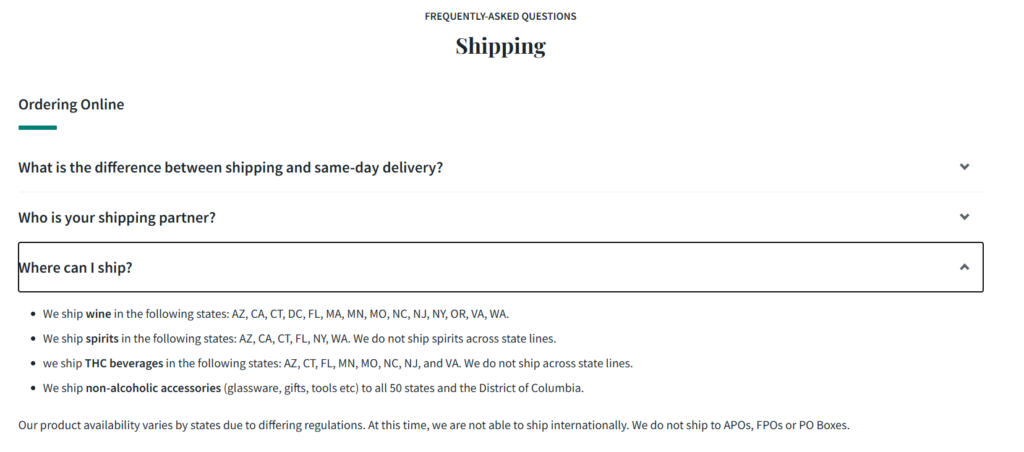 total wine insider shipping